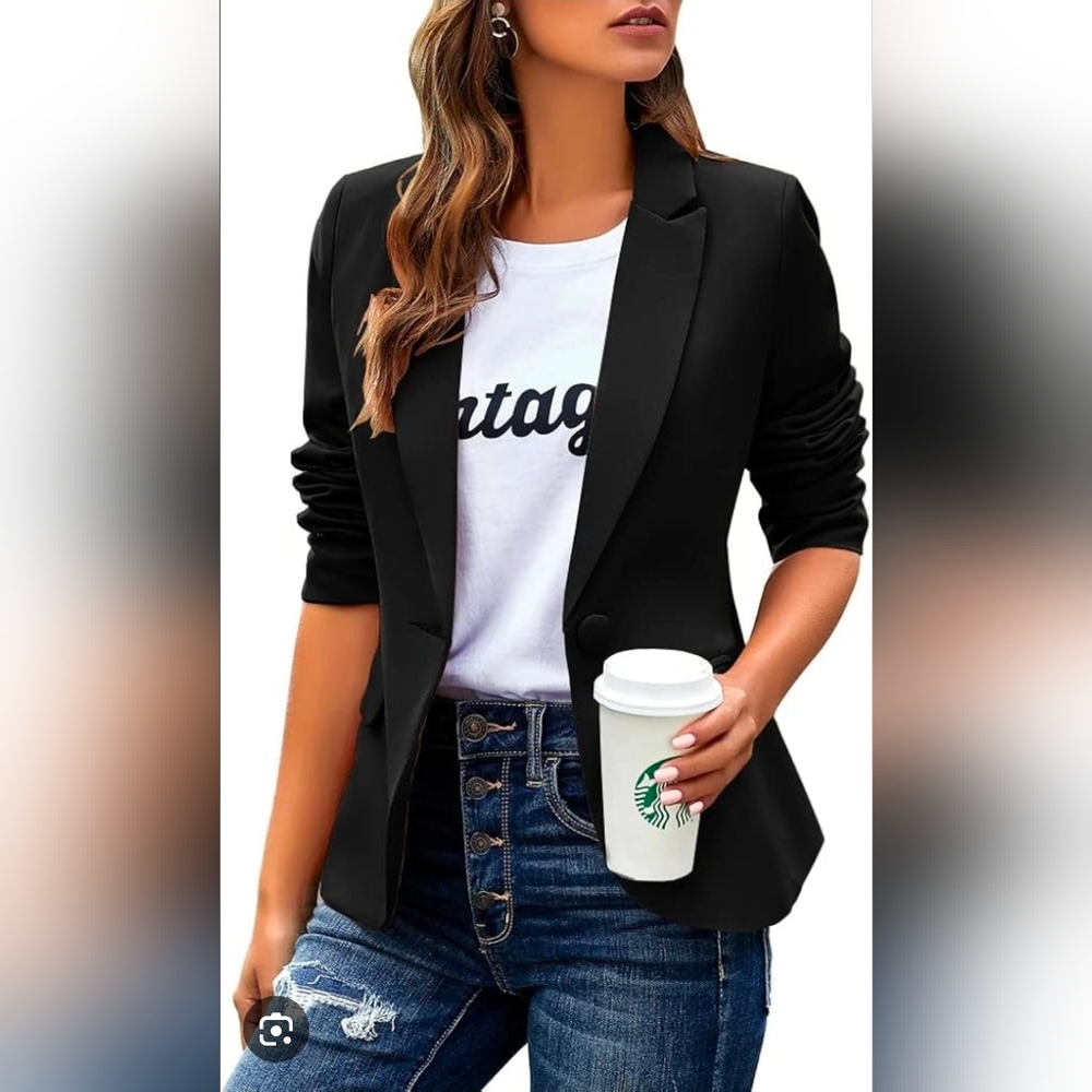 Forever 21 Classic Black Blazer